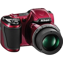 Bridge Coolpix L820 - Rouge + Nikon Nikkor 30X Wide Optical Zoom ED VR 22.5–675mm f/3-5.8 f/3-5.8