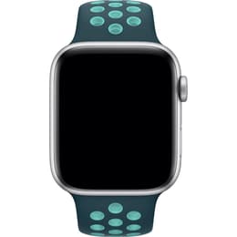Apple Watch (Series 5) 2019 GPS 40 mm - Aluminium Argent - Bracelet sport Nike Vert