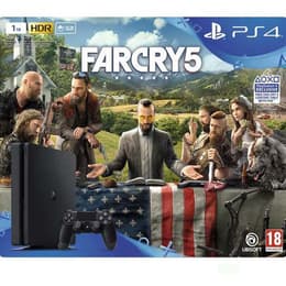 PlayStation 4 Slim 1000Go - Noir + Far Cry 5