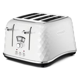 Grille pain De'Longhi CTJ4003W 4 fentes - Blanc
