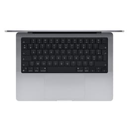MacBook Pro 14" (2021) - Apple M1 Max avec CPU 10 cœurs et GPU 24 cœurs - 32Go RAM - SSD 512Go - QWERTY - Italien