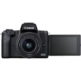 Hybride - Canon EOS M50 Mark II Noir + Objectif Canon EF-M 15-45mm f/3.5-6.3 + EF-M 28mm f/3.5 IS STM