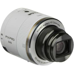 Compact - Kodak Pixpro SL10 Blanc Kodak Pixpro Aspheric HD Zoom Lens 10X Wide 28-280mm f/3.2-5.6