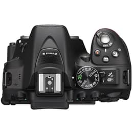 Reflex - Nikon D5300 Noir Nikon Nikkor 18-55mm f/3.5 5.6G II ED
