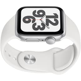 Apple Watch (Series SE) 2020 GPS + Cellular 40 mm - Aluminium Argent - Bracelet sport Blanc