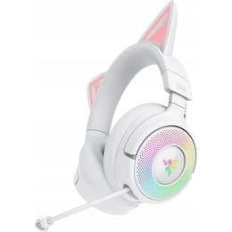 Casque gaming sans fil avec micro Razer Kraken Kitty V3 Pro - Blanc