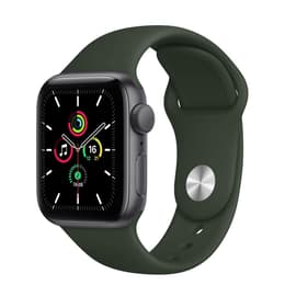 Apple Watch (Series 5) 2019 GPS 44 mm - Aluminium Gris sidéral - Sport Vert
