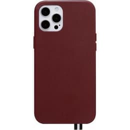 Coque iPhone 12 Pro Max - Plastique - Rouge bordeaux