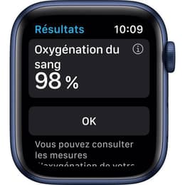 Apple Watch Series 6 (2020) GPS + Cellular 44 mm - Aluminium Bleu