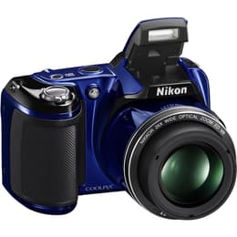 Compact - Nikon CoolPix L810 Bleu + Objectif Nikon Nikkor 26X Wide Optical Zoom ED VR 4.0-104mm f/3.1-5.9