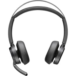 Casque réducteur de bruit sans fil avec micro Poly Voyager Focus 2 - Noir