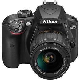 Reflex D3400 - Noir + Nikon Nikon AF-P DX Nikkor 18-55 mm f/3.5-5.6G VR