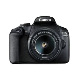 DSLR - Canon EOS 2000D - Noir + objectif Canon EF-S 18-55mm f/3.5-5.6 IS II
