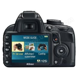 Reflex D3100 - Noir + Nikon AF-S DX Nikkor 18-55mm f/3.5-5.6G VR f/3.5-5.6