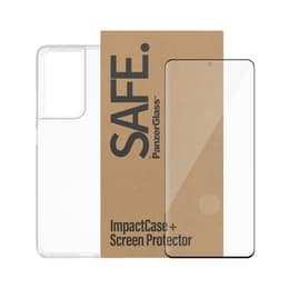 Coque 360 Galaxy S21 Ultra 5G et écran de protection - TPU - Transparent