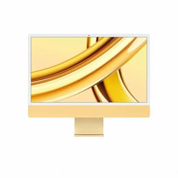 iMac 24" (2023) Apple M3 avec CPU 8 cœurs GPU 10 cœurs - 2 To SSD - 24 GB QWERTY - Italien Verre standard