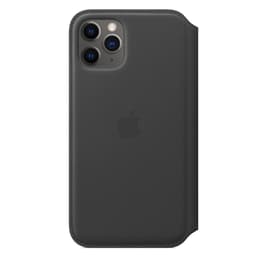 Coque folio Apple iPhone 11 Pro - Cuir Noir