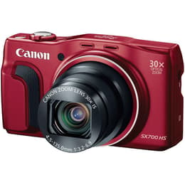 Compact PowerShot SX700 HS - Rouge + Canon Zoom Lens 30X IS 4.5-135mm f/3.2-6.9 f/3.2-6.9