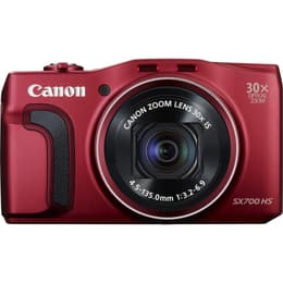 Compact PowerShot SX700 HS - Rouge + Canon Zoom Lens 30X IS 4.5-135mm f/3.2-6.9 f/3.2-6.9
