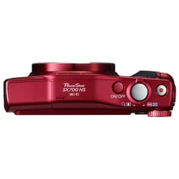 Compact PowerShot SX700 HS - Rouge + Canon Zoom Lens 30X IS 4.5-135mm f/3.2-6.9 f/3.2-6.9