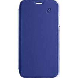 Coque iPhone 12/12 Pro - Cuir - Bleu