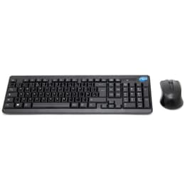 Clavier Simpletek QWERTY Anglais (UK) Sans-fil Mouse + Keyboard with Stickers 1000 DPI 2.4G Nano reciever
