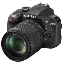 Reflex D3400 - Noir + Nikon Nikkor AF-S DX 18-105 mm f/3.5-5.6G ED VR f/3.5-5.6