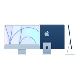 iMac 24" (2023) Apple M3 avec CPU 8 cœurs GPU 8 cœurs - 256 Go SSD - 8 GB AZERTY - Français Verre standard