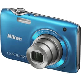 Compact CoolPix S3100 - Bleu + Nikon Nikkor 5X Wide Optical Zoom 26-130mm f/3.2-6.5 f/3.2-6.5