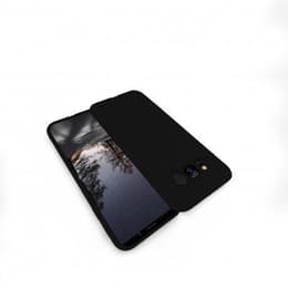 Coque Galaxy S8 et 2 écrans de protection - Silicone - Noir