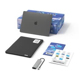 Pack MacBook Air 13" (2020) + Housse et Hub UGREEN USB-C / HDMI - Apple M1 avec CPU 8 cœurs et GPU 7 cœurs - 8Go RAM - SSD 256Go - QWERTY - Anglais