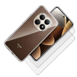 Coque Redmi Note 15 Pro Plus et 2 écrans de protection - TPU - Transparent