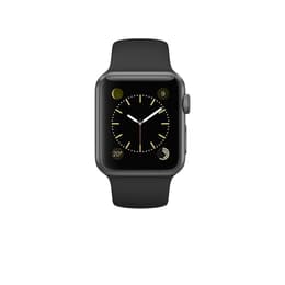 Apple Watch (Series 1) 2016 GPS 38 mm - Aluminium Gris sidéral - Sport Noir