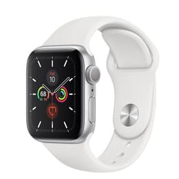 Apple Watch (Series 5) GPS 44 mm - Aluminium Argent - Sport Blanc