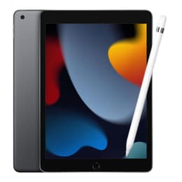 Pack iPad 10.2 (2021) 9e génération + Apple Pencil - 64GB - Gris Sidéral - Sans Port Sim