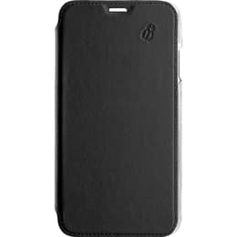 Coque iPhone 12/12 Pro - Cuir - Noir
