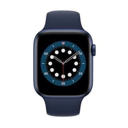 Apple Watch (Series 6) 2020 GPS + Cellular 40 mm - Aluminium Bleu - Bracelet sport Bleu