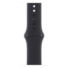 Apple Watch Series 10 (2024) GPS + Cellular 46 mm - Aluminium Noir de jais - Bracelet sport Noir