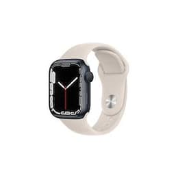 Apple Watch (Series 7) 2021 GPS 41 mm - Aluminium Minuit - Bracelet sport Noir