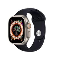 Apple Watch (Ultra) 2022 GPS 49 mm - Titane Gris - Bracelet sport Noir