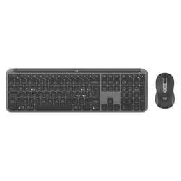 Clavier Logitech QWERTY Italien Sans-fil Signature Slim Combo