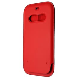 Coque en cuir Apple iPhone 12 mini - Magsafe - Cuir Rouge