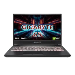Gigabyte G5 KC AX200NGW 15" Core i5 2.5 GHz - SSD 512 GB - 16 Go - NVIDIA GeForce RTX 3060 AZERTY - Belge