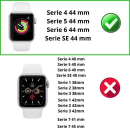 Coque Apple Watch Series SE - 44 mm - Plastique - Transparent