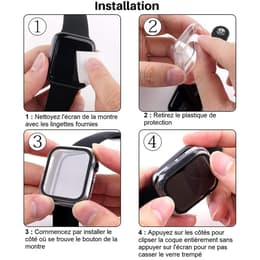 Coque Apple Watch Series SE - 44 mm - Plastique - Transparent