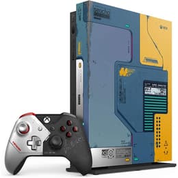Xbox One X 1000GB - Bleu - Edition limitée CyberPunk 2077 + Cyberpunk 2077