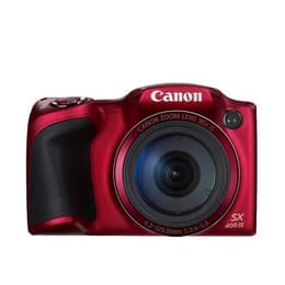 Compact PowerShot SX400 IS - Rouge + Canon 30x Zoom Lens 24-720mm f/3.4-5.8 f/3.4-5.8