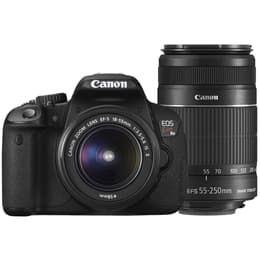 Réflex Canon EOS Kiss X6i - Noir + Objectif Canon EF-S 18-55mm f/3.5-5.6 IS II