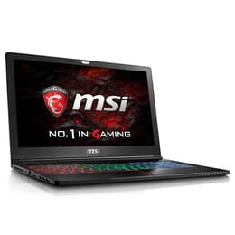 MSI GS63VR 6RF Stealth Pro 15" Core i7 2.6 GHz - SSD 256 Go + HDD 1 To - 16 Go - NVIDIA GeForce GTX 1060 AZERTY - Français