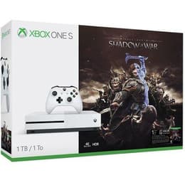 Xbox One S 1000Go - Blanc + Middle-earth: Shadow of War
